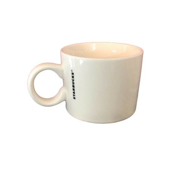Starbucks Mug Coffee Cup Tea White Logo Minimalist Collectible Drink Clean 2017 - Picture 1 of 9